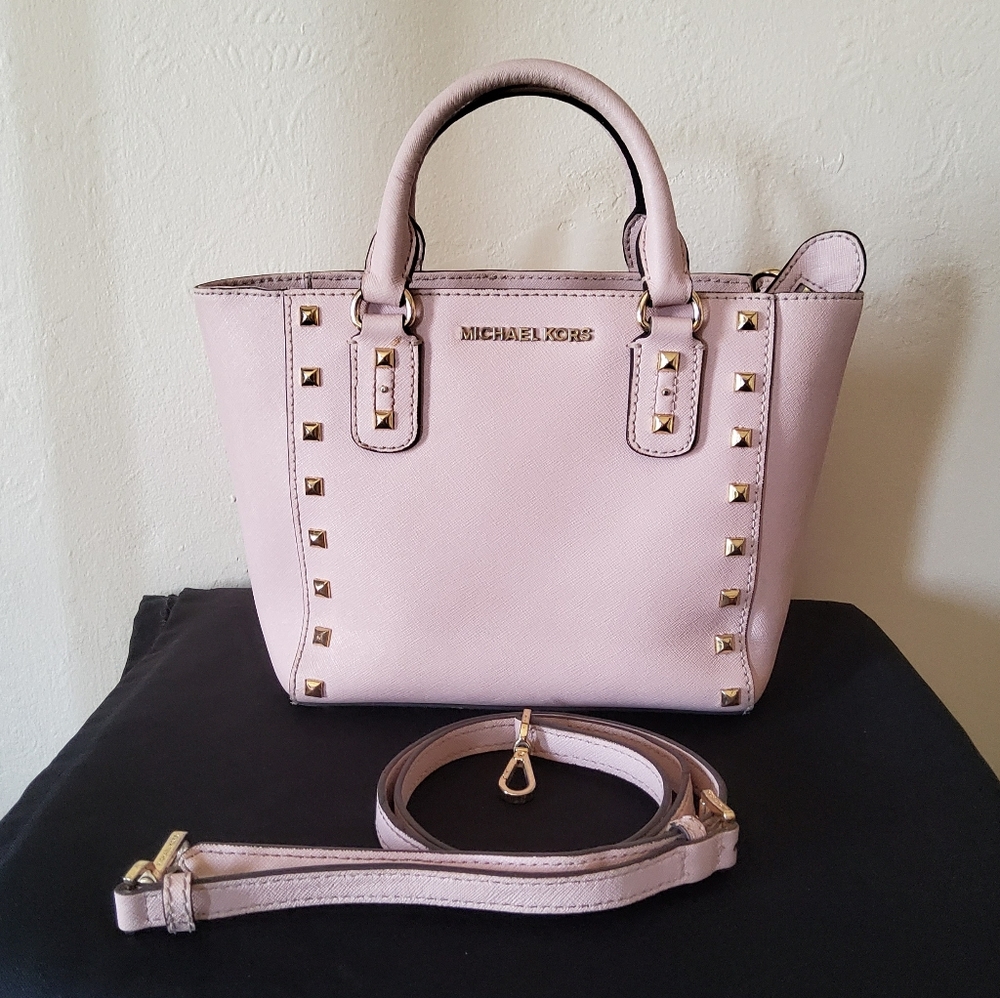 Michael Kors Sandrine Stud Top Zip Purse